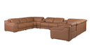 1116 - 10-Piece U-Shaped Sectional Sofa In With 4 Power Recliners & Power Headrests