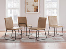 Pharwynn - Dining Upholstered Side Chair (Set of 4) - Toast