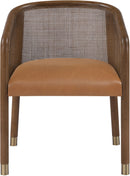 Sylvan - Vegan Leather Dining Chair (Set of 2) - Brown Frame