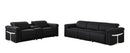 1126 - 6-Piece Modular Power Reclining Sofa And Console Loveseat Set In With 5 Power Recliners & Power Headrests