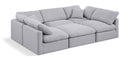 Indulge - Linen 6 Piece Modular Sectional