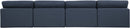 Comfy - Linen Modular Armless Sofa 4 Seats