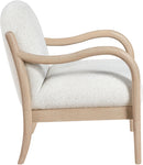 Helmsley - Performance Fabric Upholstered Accent Chair - Cream / Natural