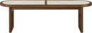 Canovia - Solid Wood And Faux Cane Bench