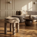 Velin - Velvet Ottoman / Stool