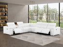 2679 - 7-Piece L-Shaped Power Reclining Sectional In Genuine Leather (3 Recliners)
