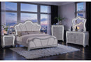 Aria - Queen Bed With LED - Silver