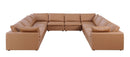 1100 - 10-Piece U-Shaped Sectional In Top-Grain Italian Leather