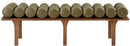 Landon - Bench With Brown Base