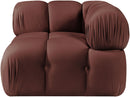 Orin - Velvet Performance Fabric Upholstered Modular Corner Chair