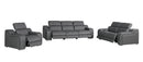 1116 - 6-Piece Modular Power Reclining Sofa, Loveseat & Chair Set In With 6 Power Recliners & Power Headrests