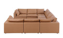 1100 - 8-Piece U-Shaped Sectional In Top-Grain Italian Leather