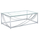 Lille - Glass Top Coffee And End Table Set