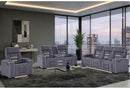 U1895 - P2 Reclining Sofa With IS And LED - Dark Gray