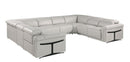 1126 - 8-Piece U-Shaped Sectional Sofa In With 4 Power Recliners & Power Headrests