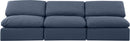 Indulge - Linen 3 Seat Modular Armless Sofa