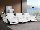 1246 - Modular Power Triple Reclining Dual Console Sofa With Power Reclining Headrests