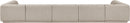 Modari - Sectional - Beige