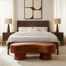 Zenna - Velvet Bench - Cognac