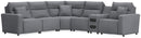 Modmax II - Reclining Sectional - Salt And Pepper