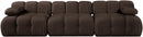 Orin - Velvet 3 Piece Modular Sofa