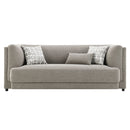 Glenda - Sofa With 3 Pillows - Gray Chenille
