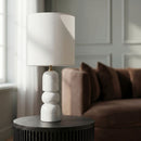 Paros - Base And Linen Textured Fabric Shade Table Lamp