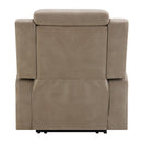 Lugo - Power Motion Recliner With Cup Holder - Camel