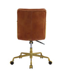 Dudley - Office Chair - Rust Top Grain Leather