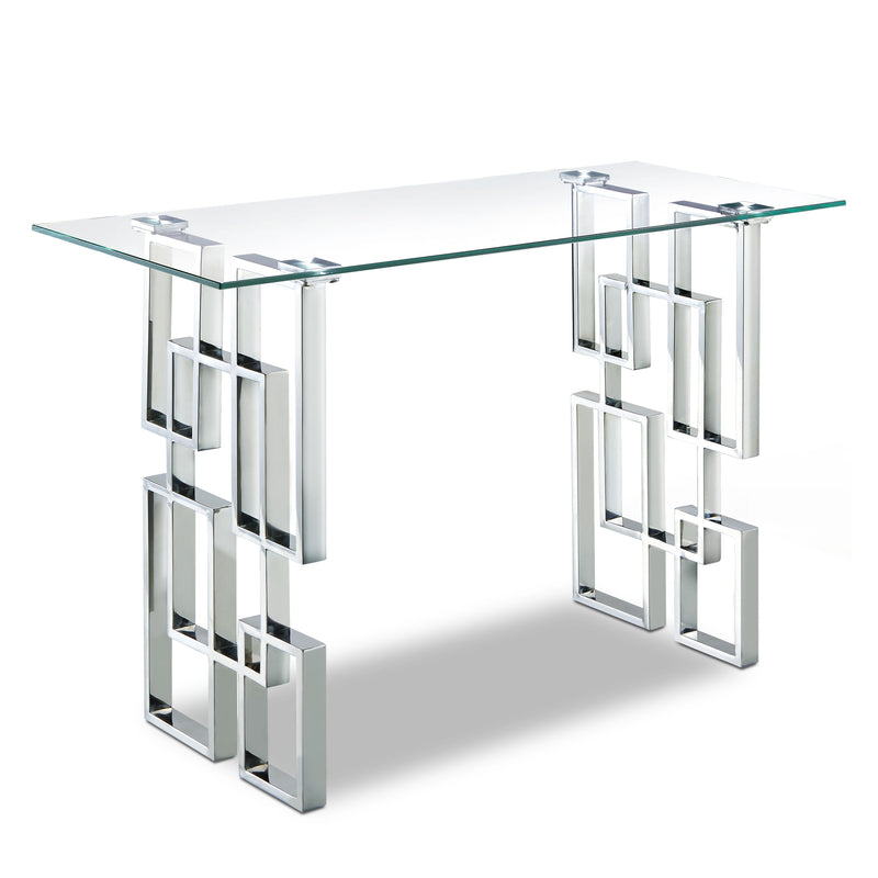 Alexis - Console Table - Pearl Silver