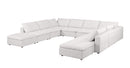 1100 - 10-Piece U-Shaped Sectional In Italian Fabric