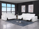 9762 - 5-Piece Modular Power Reclining Sofa And Loveseat Set With 5 Power Recliners In