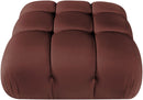 Orin - Velvet Performance Fabric Upholstered Modular Ottoman