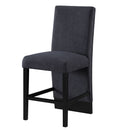 D12BT - 5 Piece Dining Room Set (Bar Table And 4 Bar Stools) - Black / White