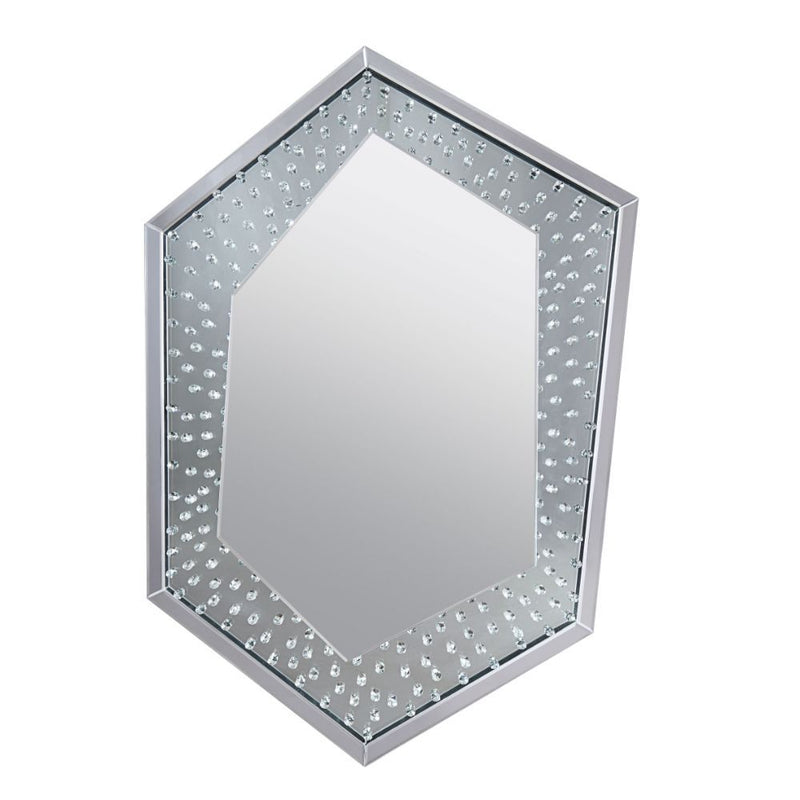 Nysa - Accent Mirror - Mirrored & Faux Crystals