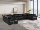 1126 - 8-Piece U-Shaped Sectional Sofa In With 2 Power Recliners & Power Headrests