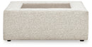 Ashbourne Estate - Oversized Accent Ottoman - Snowstone