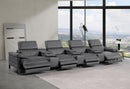 1246 - Modular Power Triple Reclining Triple Console Sofa With Power Reclining Headrests