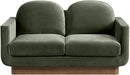 Diviento - Velvet Performance Fabric Upholstered Loveseat