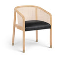 Sylvan - Vegan Leather Dining Chair (Set of 2) - Natural Frame