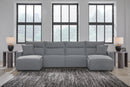 Modmax II - Reclining Sectional - Salt And Pepper