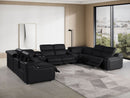 1116 - 10-Piece U-Shaped Sectional Sofa In With 4 Power Recliners & Power Headrests