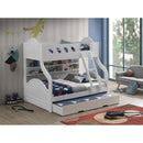 Grover - Twin Trundle - White