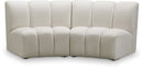 Infinity - 2 Piece Velvet Modular Sectional