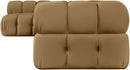 Orin - Velvet 5 Piece Modular Sectional