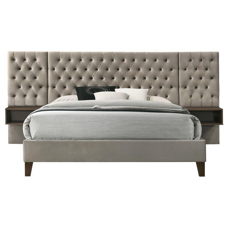 Marley - Upholstered Wall Panel Bed