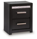 Brizmore - Two Drawer Night Stand - Black