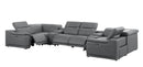 2679 - 8-Piece U-Shaped Power Reclining Sectional In Genuine Leather (4 Recliner)