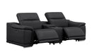 2679 - Genuine Leather Reclining Set (Sofa And Loveseat With 5 Power Recliners)