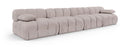 Orin - Velvet 4 Piece Modular Sofa